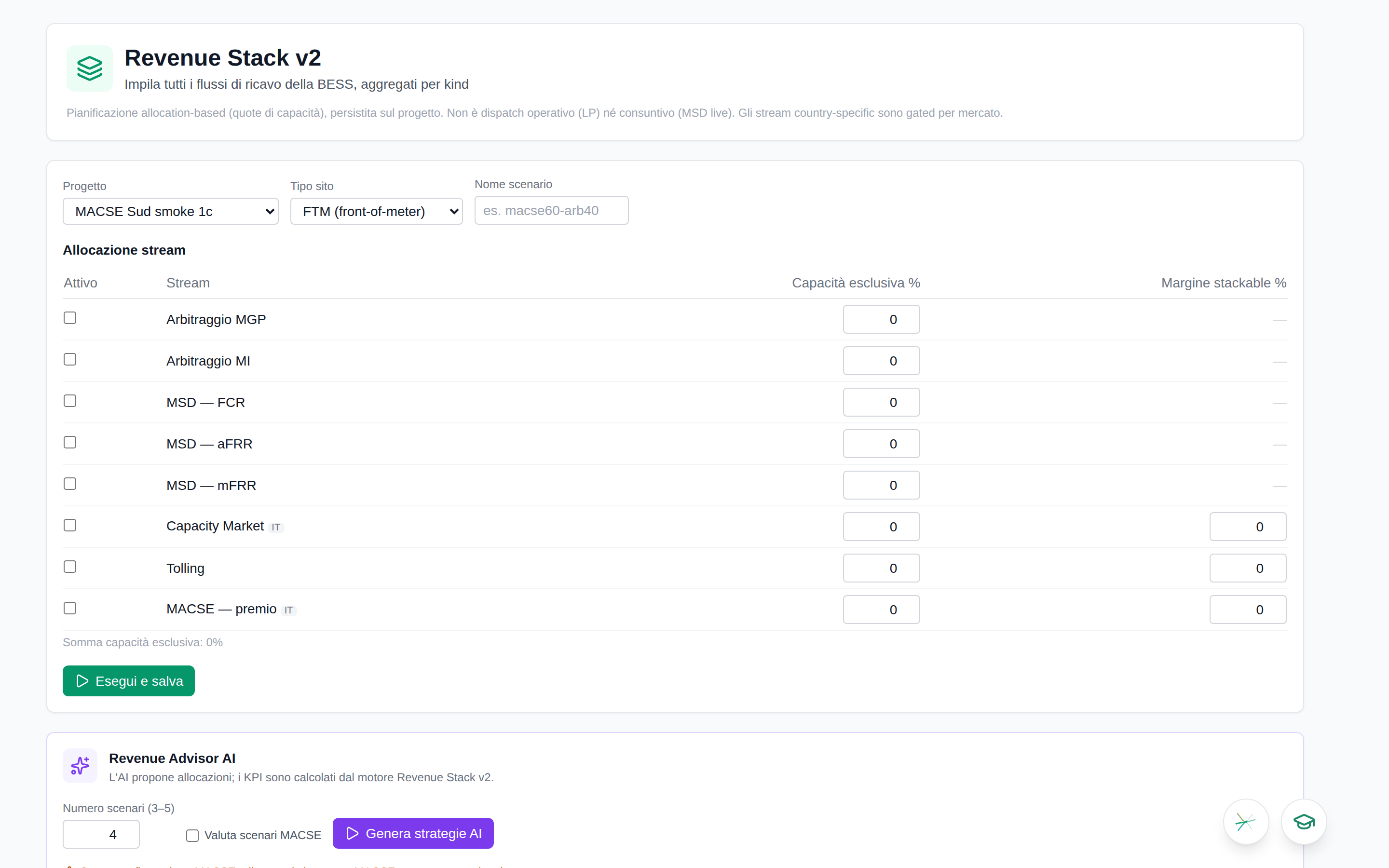 Revenue Stack v2 + AI Advisor